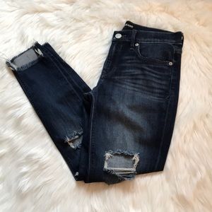 Express ankle legging mid rise jeans